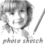 photo sketch android application logo